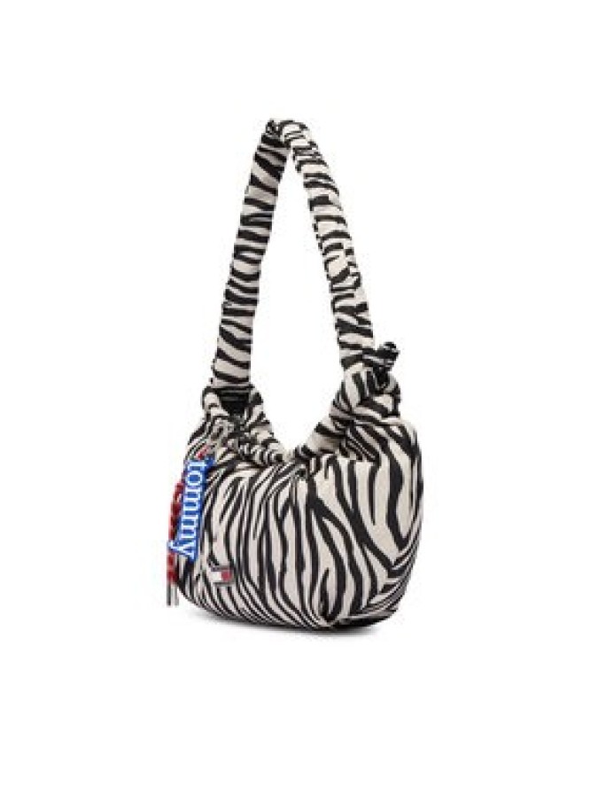 Tommy Jeans Torebka Tjw Icon Charms Zebra Shlder Bag AW0AW18882 Biały