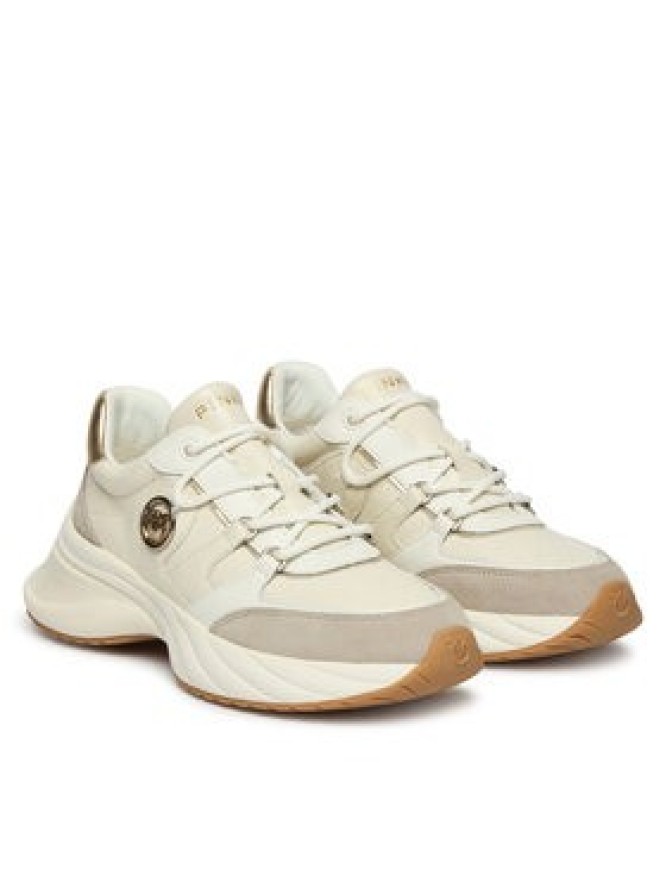 PINKO Sneakersy Ariel 36 SS0215P021 Kremowy