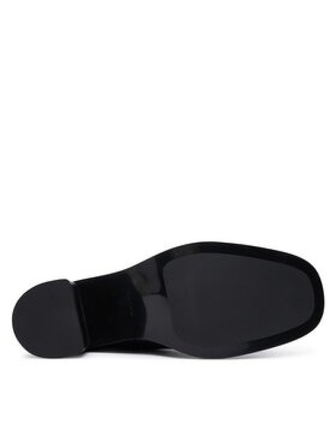 Calvin Klein Botki Block Heel Ank Boot Lth Hdw HW0HW03171 Czarny