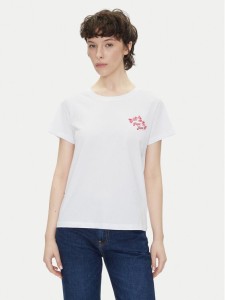 Pepe Jeans T-Shirt Rosey PL506070 Biały Regular Fit