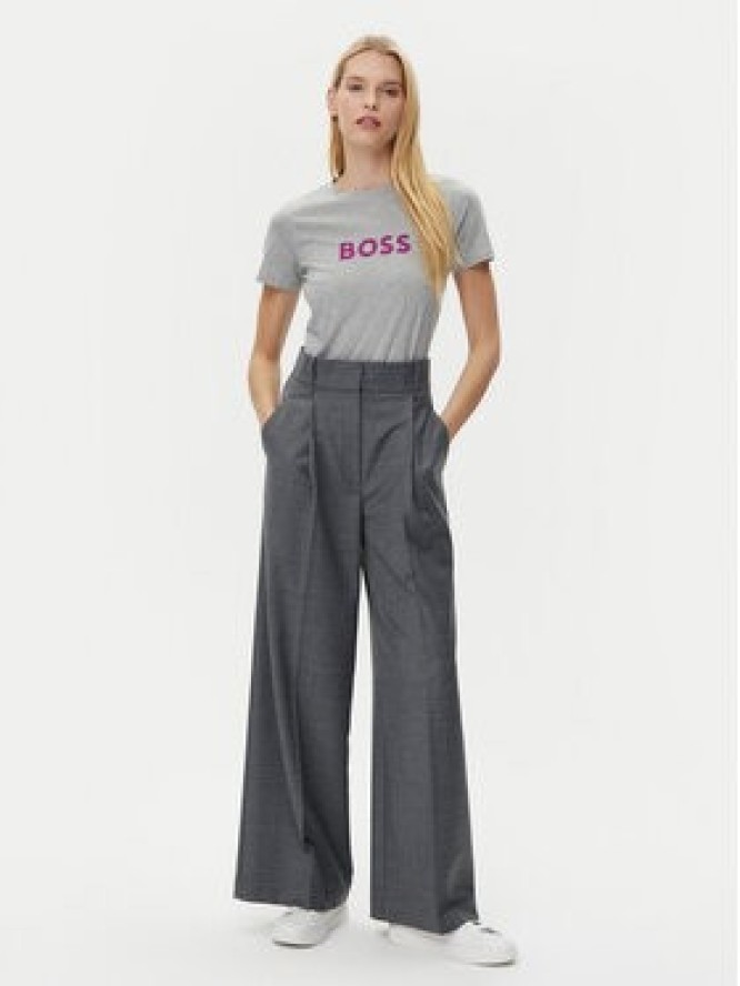 BOSS T-Shirt C_Elogo_5 50501139 Szary Regular Fit