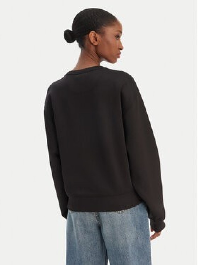 DKNY Bluza P5MOQCSC Czarny Regular Fit