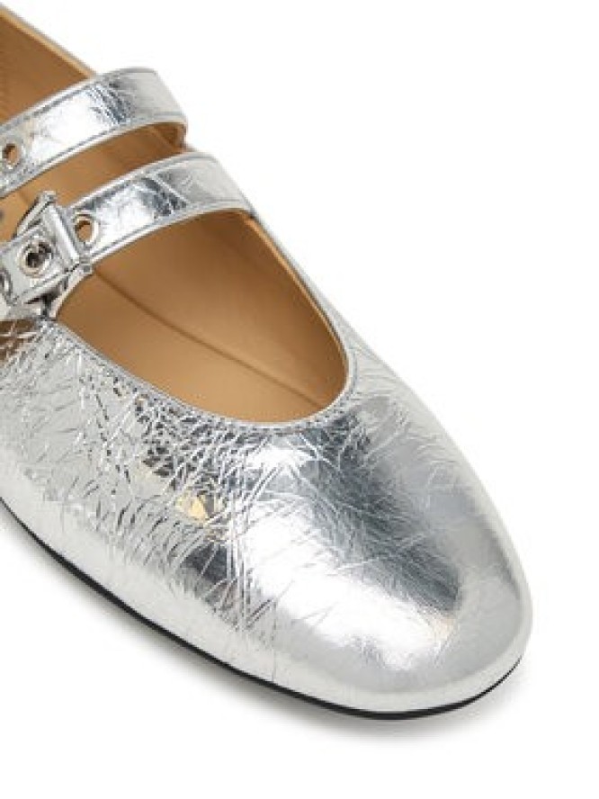 MICHAEL Michael Kors Baleriny Rowen Flex Ballet 40R6RWFP1M Srebrny