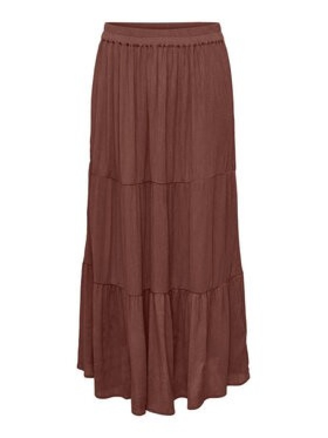 ONLY Spódnica maxi Mikka 15324808 Brązowy Regular Fit
