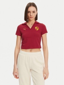 Puma Polo Harry Potter 630097 Czerwony Regular Fit
