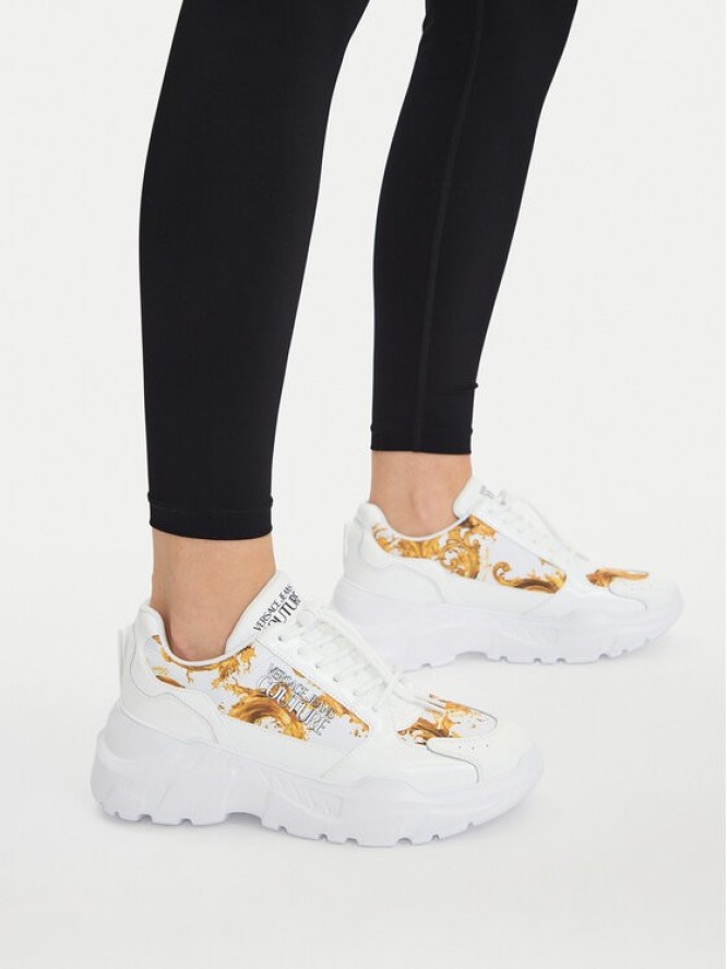 Versace Jeans Couture Sneakersy 80VA3SC7 ZSD94 G03 Biały
