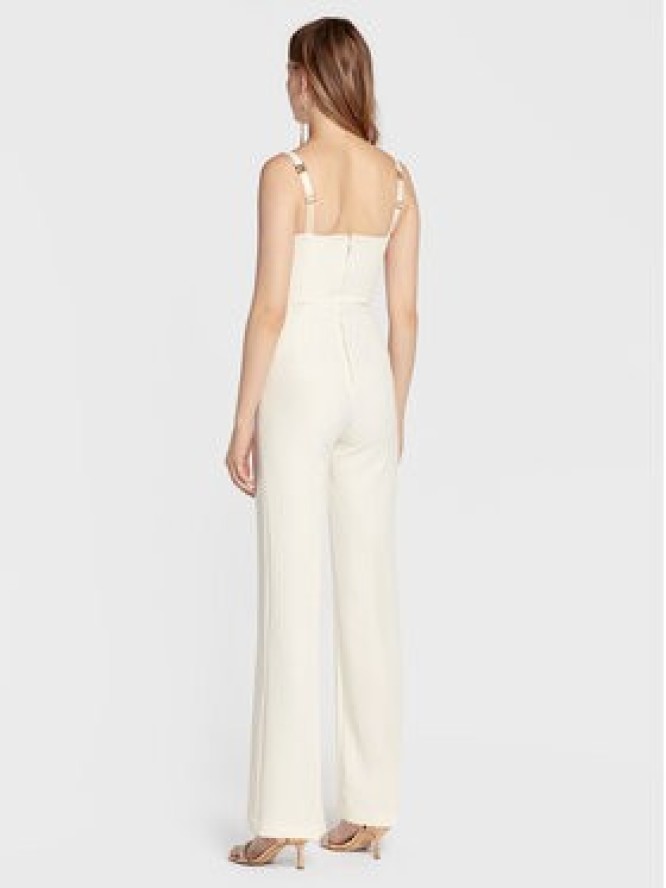 Elisabetta Franchi Kombinezon TU-007-27E2-V440 Biały Slim Fit