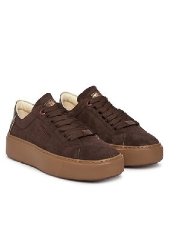 Alexander Smith Sneakersy London ALBELUW-8417 Brązowy ciemny