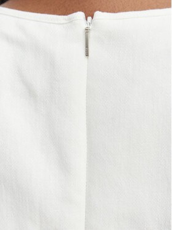 BOSS Sukienka koktajlowa Dinderal 50557447 Biały Regular Fit