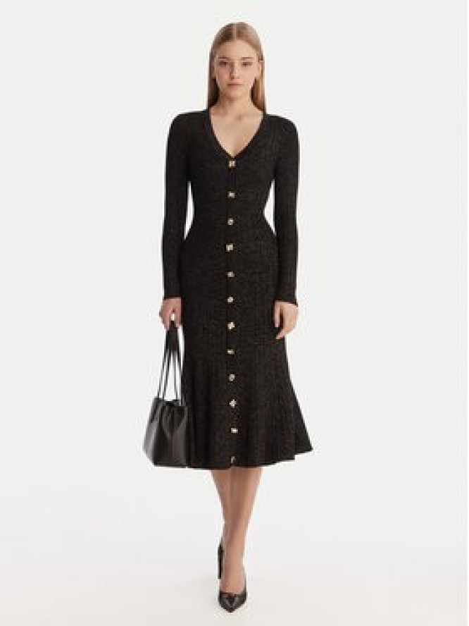 Guess Sukienka dzianinowa W6RK02 Z3700 Czarny Regular Fit