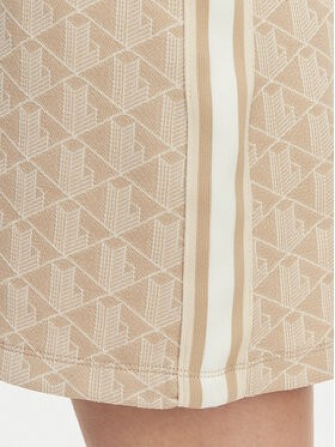Lacoste Sukienka codzienna EF2655 Beżowy jasny Slim Fit