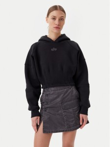 Alpha Industries Bluza 148041 Czarny Regular Fit