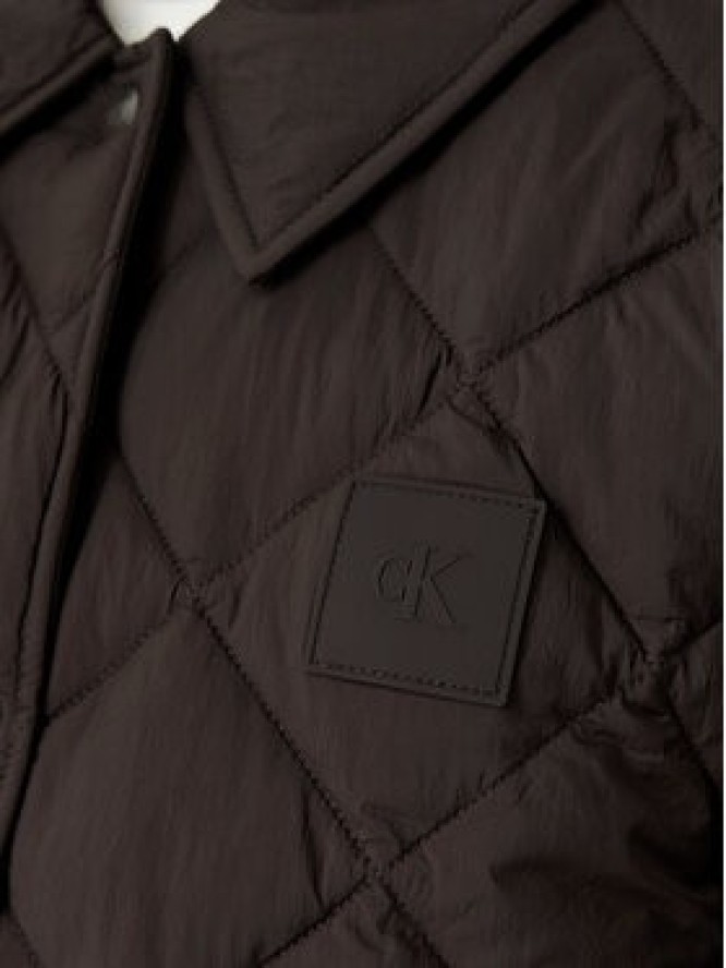 Calvin Klein Jeans Kurtka przejściowa LV047G509G Brązowy ciemny Regular Fit