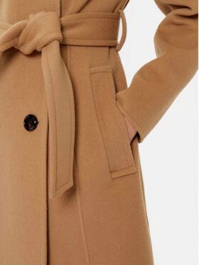 MAX&Co. Płaszcz wełniany 2516011031200 Brązowy Regular Fit