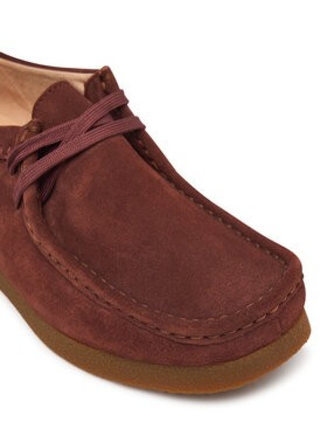Clarks Półbuty WallabeeEVOSh 26329301 Bordowy