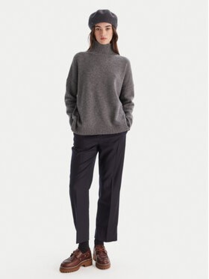 Weekend Max Mara Spodnie materiałowe Hataley 2525136022 Granatowy Regular Fit