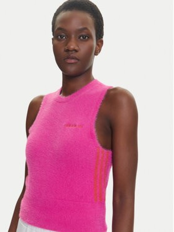 adidas Top JW3648 Różowy Slim Fit