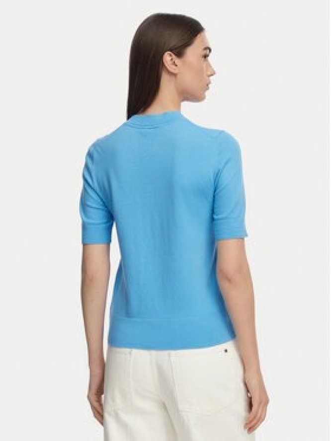 Tommy Hilfiger T-Shirt WW0WW49705 Niebieski Slim Fit