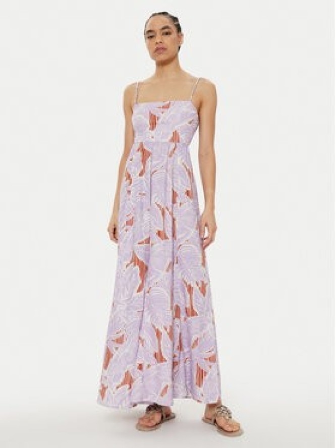 Maaji Sukienka letnia Wisteria Bloom Ela PT2708CLD001 Fioletowy Regular Fit