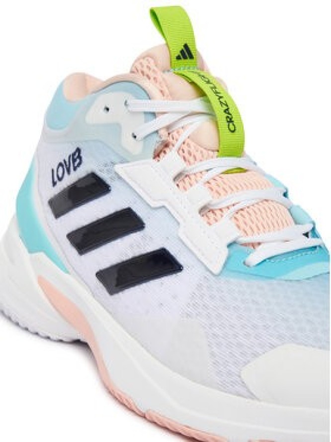 adidas Buty halowe Crazyflight 6 Mid HQ0112 Biały