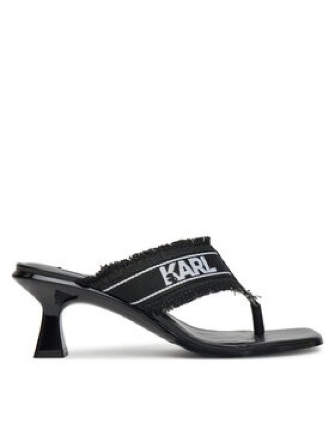 KARL LAGERFELD Japonki Panache II KL30104 Czarny