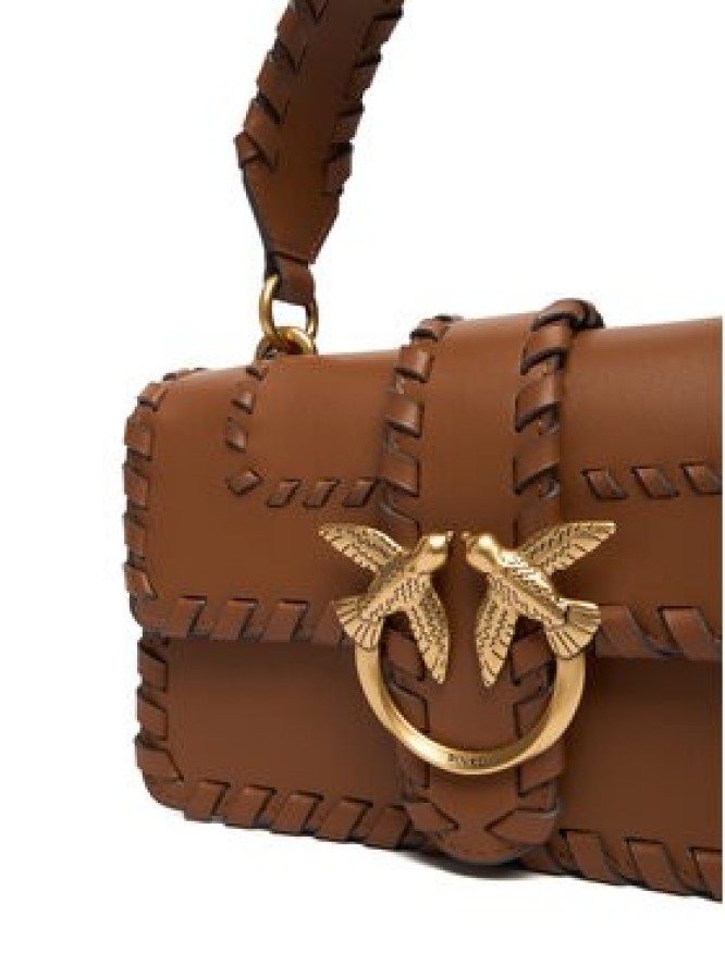 PINKO Torebka Love One Mini Cl. AI 25-26 PLTT 100059 A2OR Brązowy