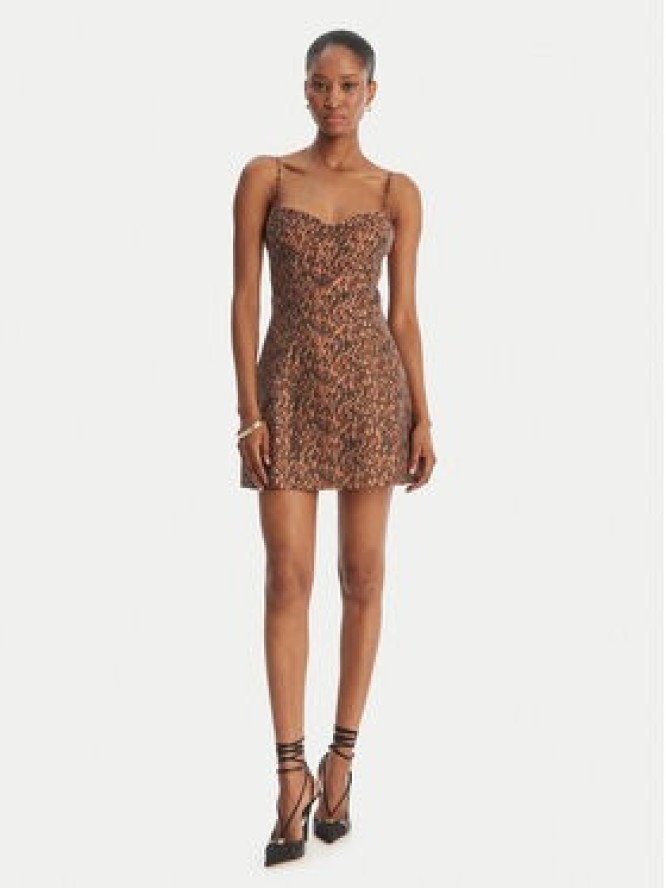 Bardot Sukienka koktajlowa Marcello 59817DB1 Brązowy Slim Fit