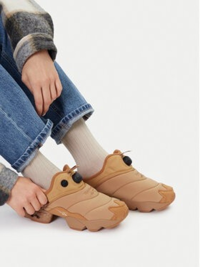 Reebok Klapki EO-INSTAPUMP FURY MULE 100230816 Beżowy