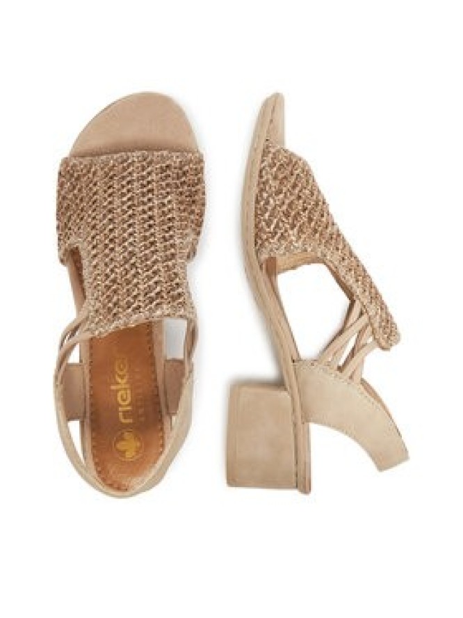 Rieker Sandały 64962-60 Beżowy