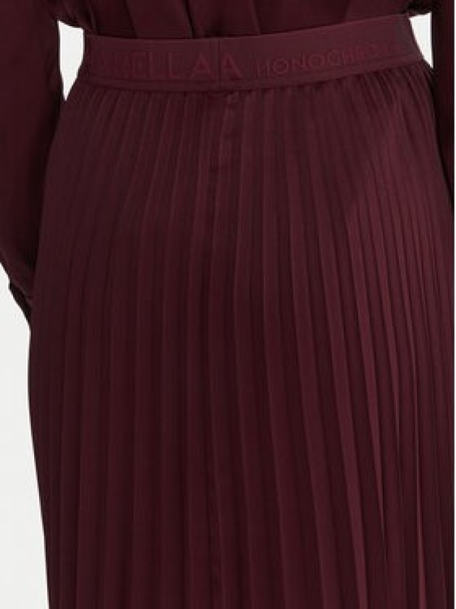 Marella Spódnica plisowana Pontiac 2523106045 Bordowy Regular Fit