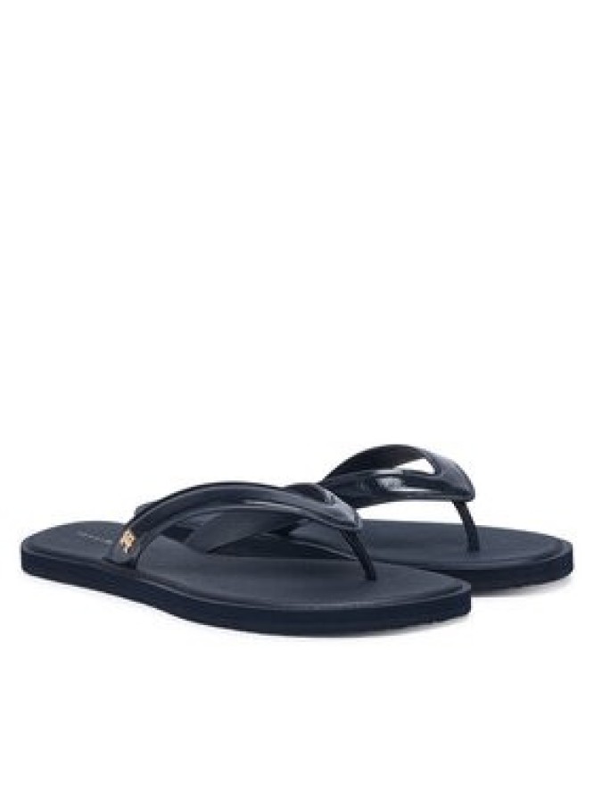 Tommy Hilfiger Japonki Th Scandi Shiny Summer Sandal FW0FW09446 Granatowy