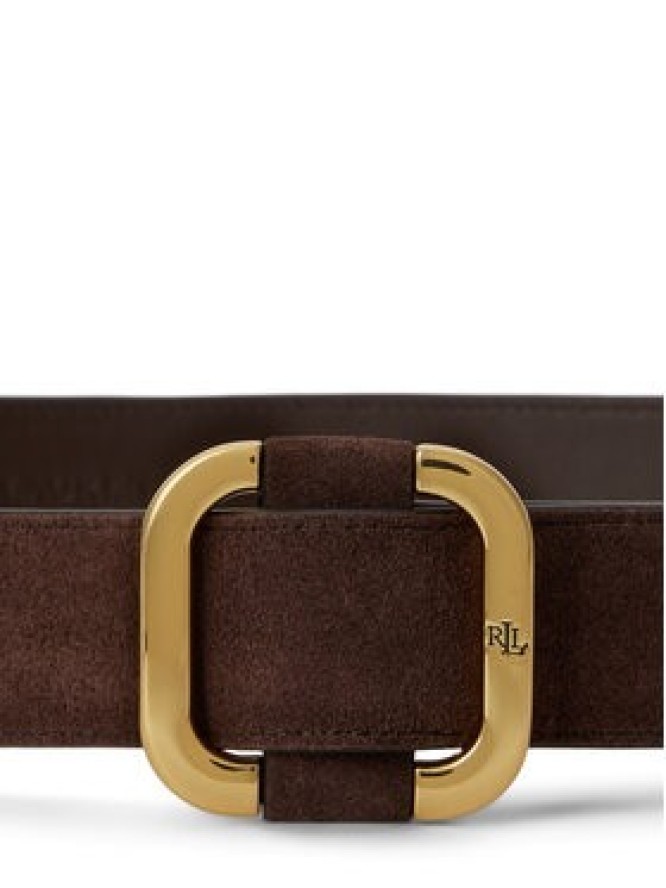 LAUREN RALPH LAUREN Pasek 412951457008 Brązowy ciemny