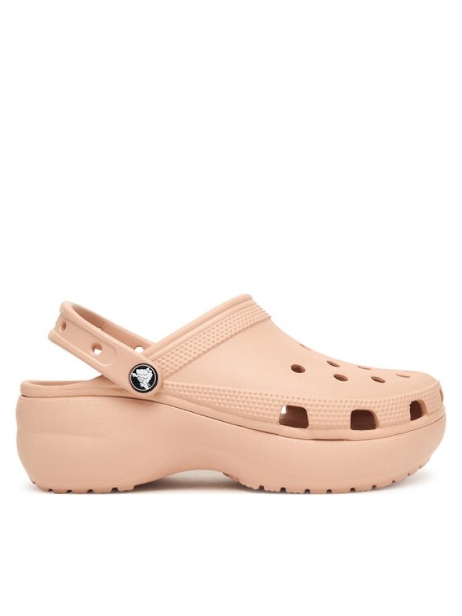Crocs Klapki Classic Platform Clog 206750 Beżowy