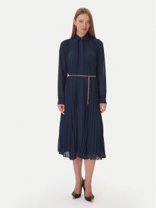 MICHAEL Michael Kors Sukienka koszulowa MF5838A7R3 Granatowy Regular Fit