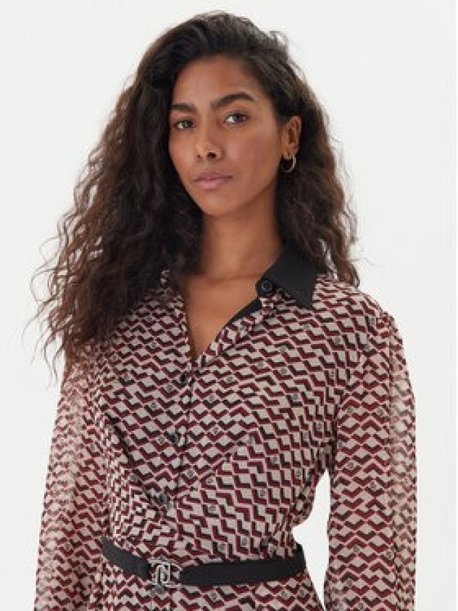 Liu Jo Sukienka codzienna MF5066 TS116 Beżowy Regular Fit