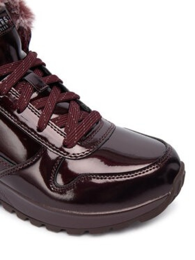 Skechers Trzewiki Uno Rugged 168126/BURG Bordowy