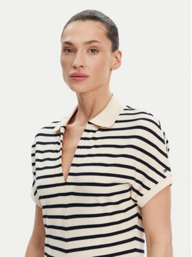 Tommy Hilfiger Sukienka codzienna WW0WW44514 Beżowy Regular Fit