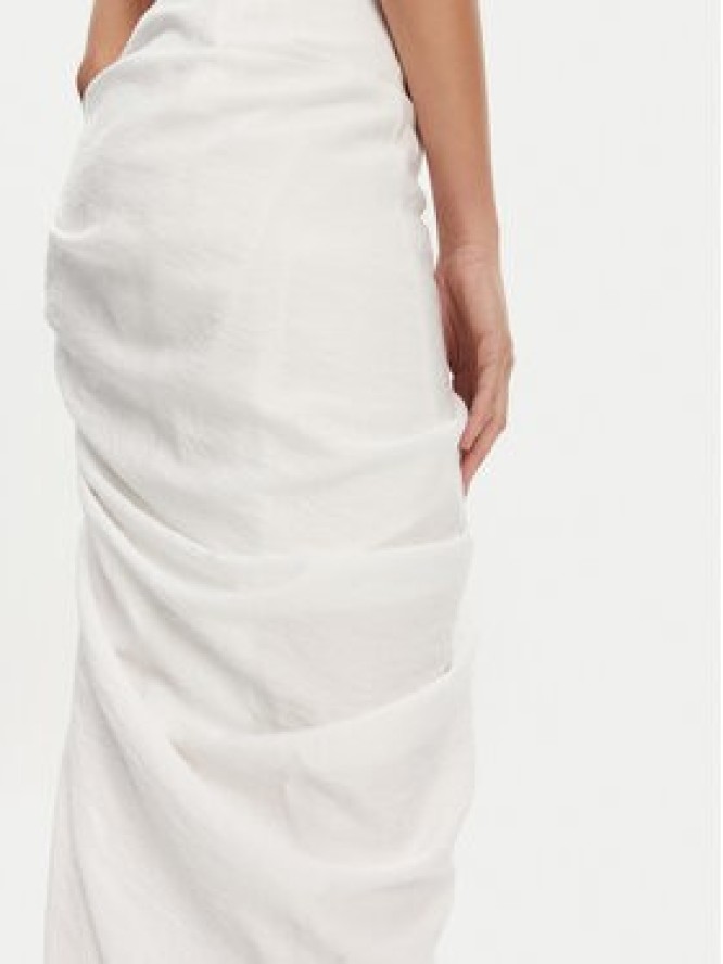 JACQUEMUS Sukienka wieczorowa 21E243DR001-1020 Biały Regular Fit