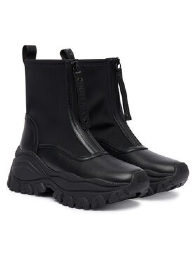 Buffalo Botki Lola Front Zip 1270140 Czarny