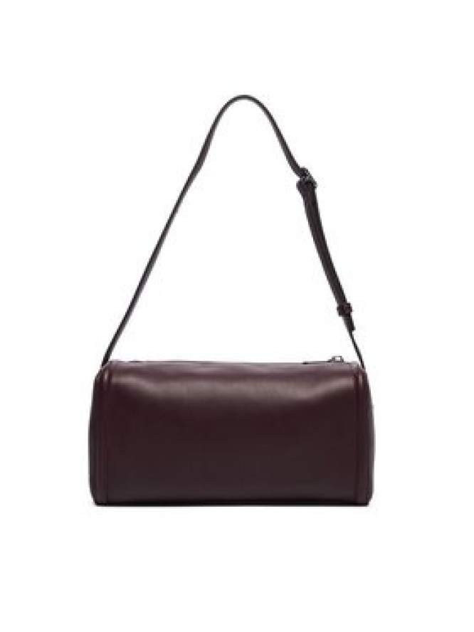 Calvin Klein Torebka Bold Ck Slouchy Shoulder Bag LV04F3894G Brązowy ciemny