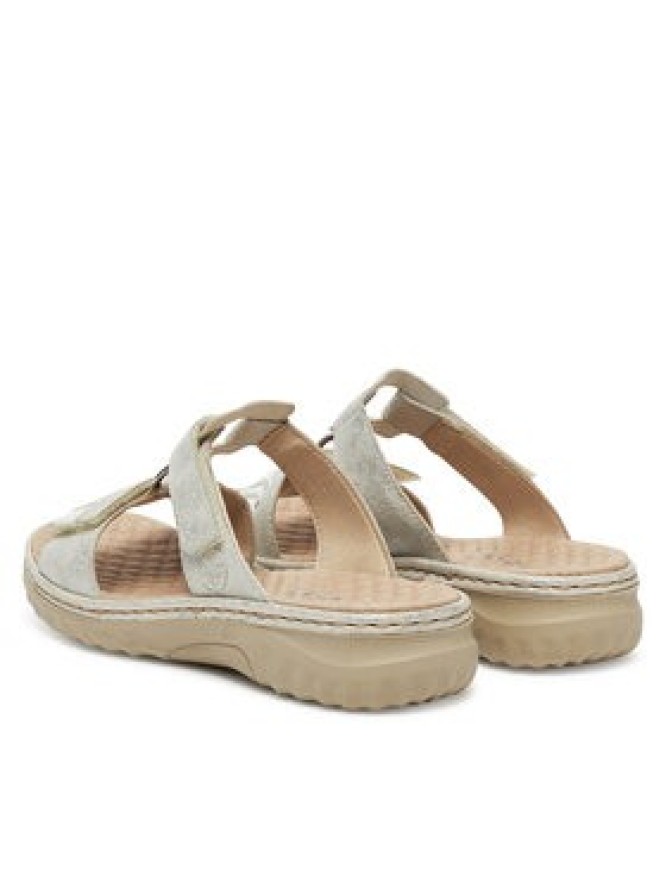 Rieker Klapki 60481-40 Srebrny