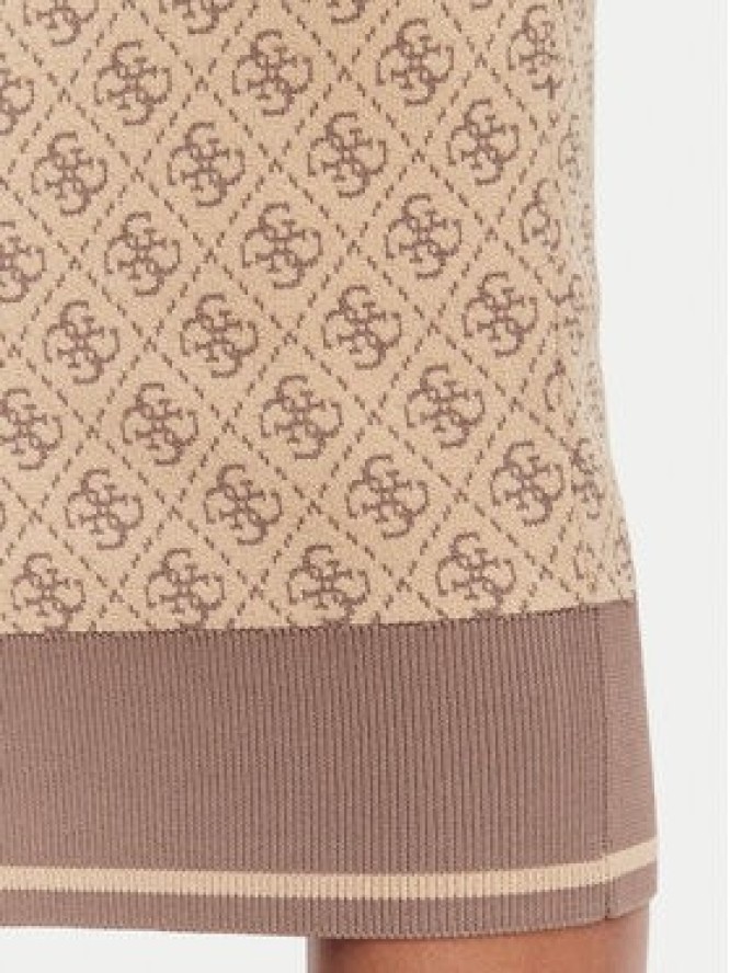 Guess Spódnica ołówkowa W6YD19 Z0961 Beżowy Slim Fit