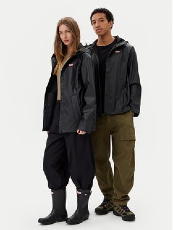 Hunter Kurtka przeciwdeszczowa Izzy Unisex HARU0012251 Czarny Regular Fit