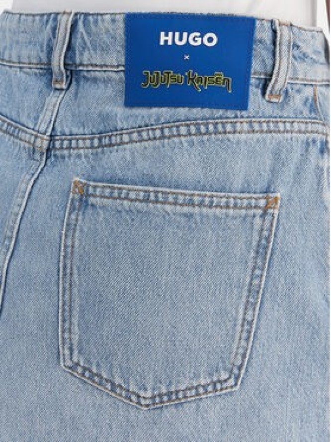 HUGO Spódnica jeansowa Gadele 50557549 Niebieski Regular Fit