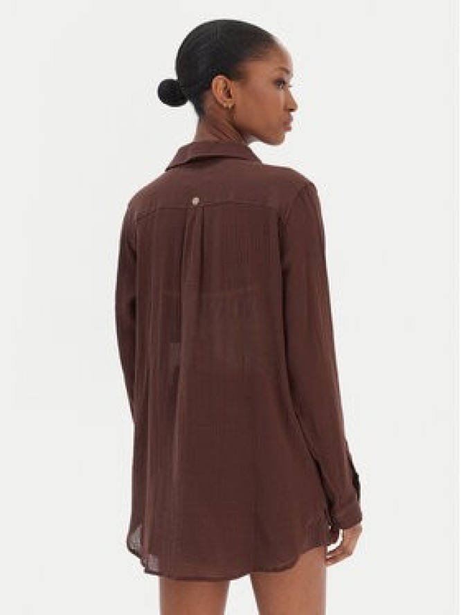 Seafolly Koszula Breeze 55428-TO Brązowy Regular Fit