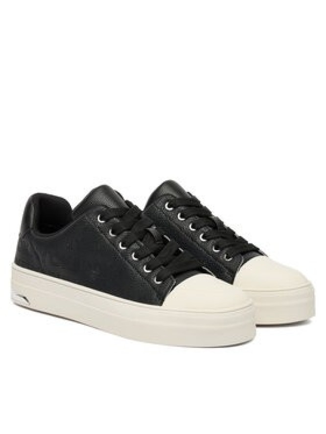 DKNY Trampki York Perf Lace UP K4533691 Czarny