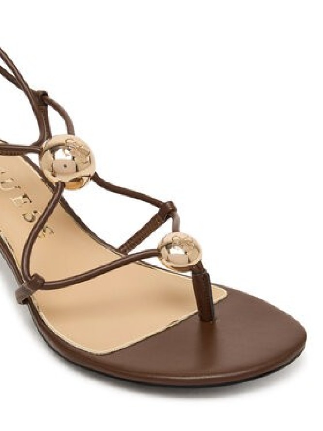 Guess Sandały FLTAYS ELE03 Brązowy