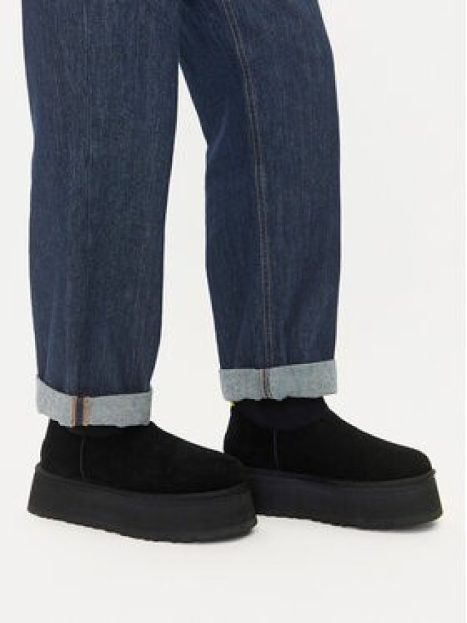 Ugg Śniegowce W Classic Mini Dipper 1168170 Czarny