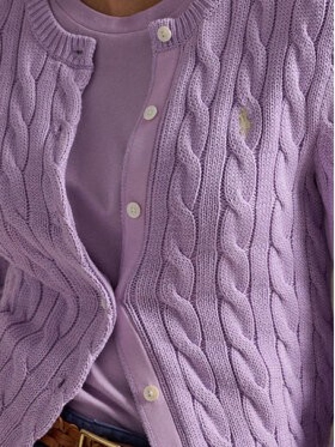 Polo Ralph Lauren Kardigan 211971868506 Fioletowy Slim Fit