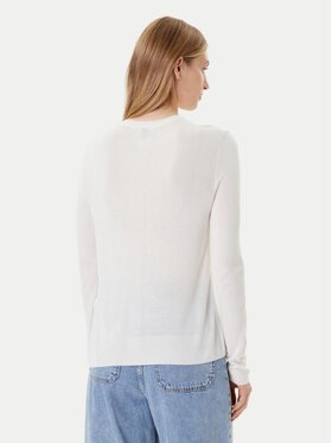 Calvin Klein Sweter LV044C339G Écru Regular Fit